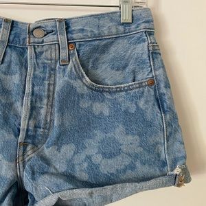 Levi’s 501 High Rise Denim Shorts